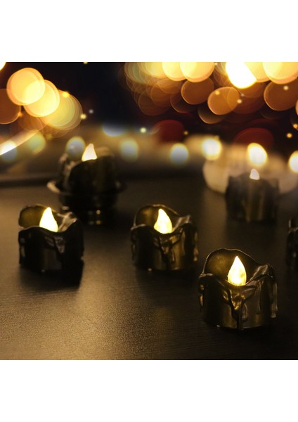 Alevsiz LED Mum Işığı, Gerçekçi Alevler ile Cadılar Bayramı Noel Çay Işığı Noel Tatili Düğün Ev Dekor (Yurt Dışından) fiyatları