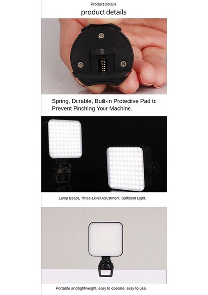6500K Mini LED Video Kamera Işık 1700LM, Dslr Kamera Için 1/4 Inç Vida Deliği ile LED Panel Lambası Fotoğraf Video Aydınlatma (Yurt Dışından) fırsatları