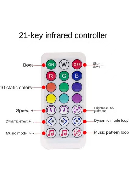 DC5V SP620E USB Bluetooth Müzik Piksel Denetleyici Rf Uzaktan WS2812 Rgb LED Şerit Işıklı Bant (Yurt Dışından)