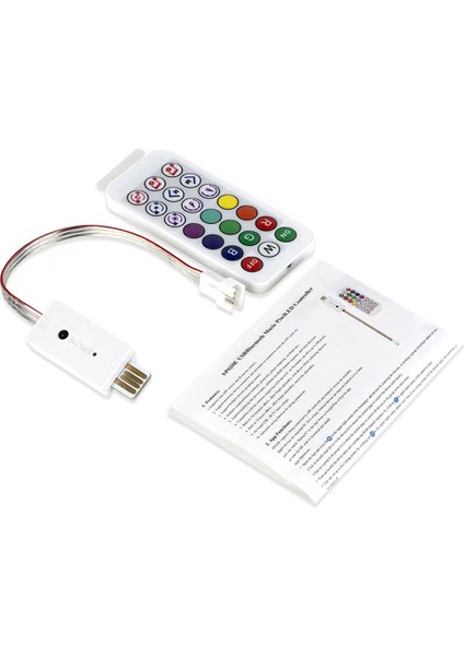 DC5V SP620E USB Bluetooth Müzik Piksel Denetleyici Rf Uzaktan WS2812 Rgb LED Şerit Işıklı Bant (Yurt Dışından)