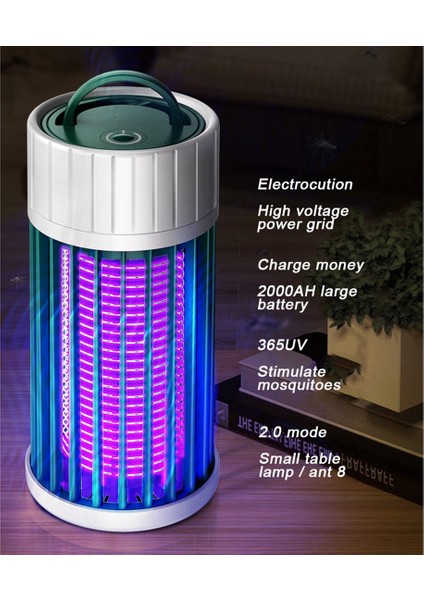 Böcek Öldürücü ve Böcek Sinek Çekici Tuzak ve LED Kamp Feneri, Usb/güneş Enerjisiyle Şarj Edilebilir, Böcek Sinek Tuzakları Gri (Yurt Dışından) modelleri