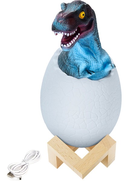 3D Gece Lambası Tyrannosaurus Yumurta Masa Lambası 3 Renk Dokunmatik Karikatür Masa Lambaları Ev Dekor Çocuk Doğum Günü Hediyesi Için (Yurt Dışından)