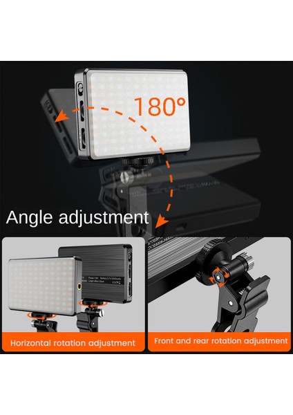 Mini Cep Telefonu LED Işık Selfie Işığı Çoklu Akıllı Telefonlar Için Kısılabilir Rgb Dolgu Işığı (Yurt Dışından)