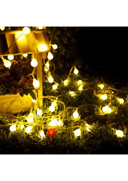 LED Dize Işıklar Peri Topu Çelenk Işıkları Su Geçirmez Açık Hava Lambası Noel Tatili Düğün Parti Işıkları Dekor Abd Plug (Yurt Dışından)