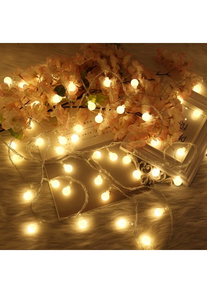 LED Dize Işıklar Peri Topu Çelenk Işıkları Su Geçirmez Açık Hava Lambası Noel Tatili Düğün Parti Işıkları Dekor Abd Plug (Yurt Dışından)