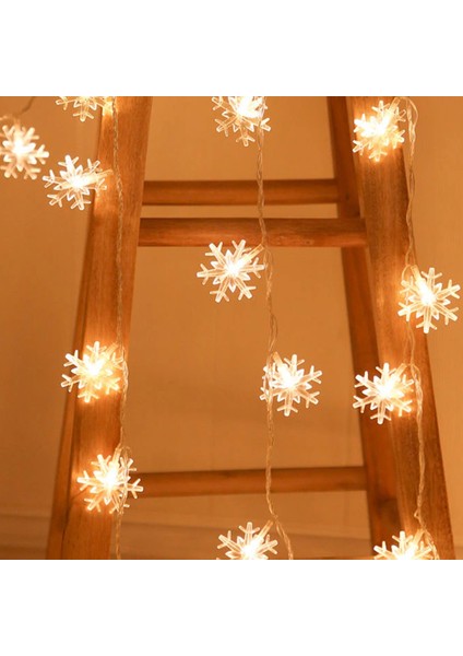 96 LED Kar Tanesi Dize Işıkları Kar Peri Garland Dekorasyon Noel Cadılar Bayramı Yeni Yıl Ev Dekor Için Ab Tak-C (Yurt Dışından)