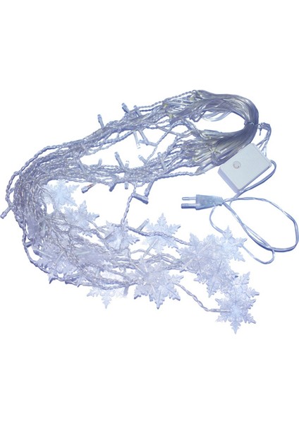 96 LED Kar Tanesi Dize Işıkları Kar Peri Garland Dekorasyon Noel Cadılar Bayramı Yeni Yıl Ev Dekor Için Ab Tak-C (Yurt Dışından)