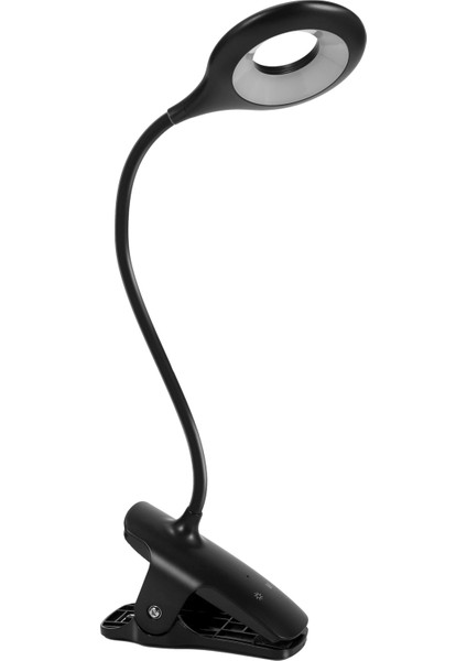 Okuma Lambası Yatak Kelepçesi Işığı, 36 LED Kelepçe Lambası, 5 Renk Sıcaklığı ile USB Şarj Edilebilir Kitap Lambası, Dokunmatik Kontrol (Yurt Dışından)