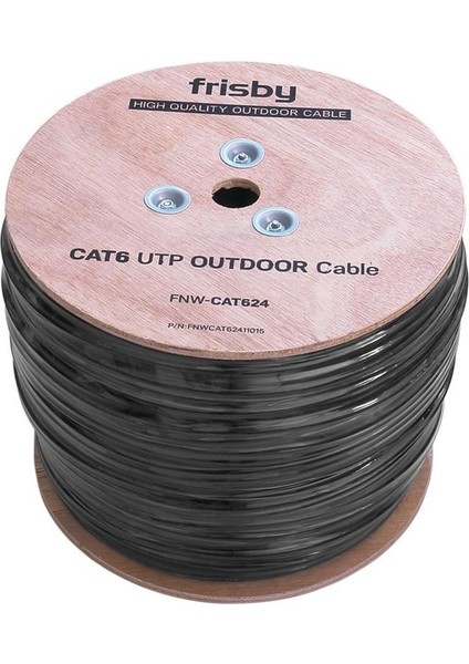 FNW-CAT624 305MT 23AWG 0.58MM CAT6 DIŞ MEKAN UTP KABLO