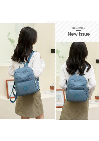 Kadın Günlük Küçük Sırt Çantası - Açık Mavi (Yurt Dışından) modelleri