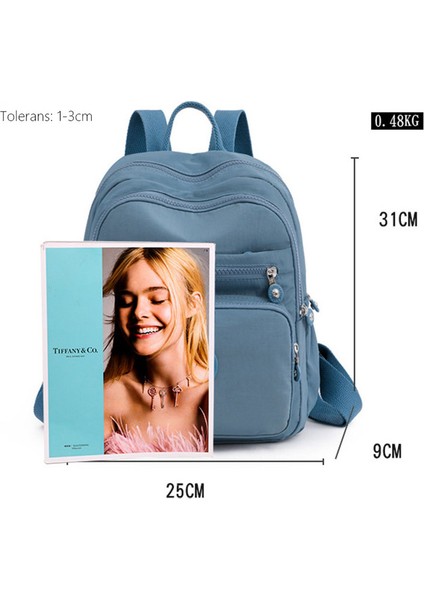 Kadın Günlük Küçük Sırt Çantası - Açık Mavi (Yurt Dışından) indirimleri