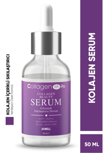 COLLAGEN LIFE Karamürver İçerikli C Vitamini- Cilt serumu 50ML