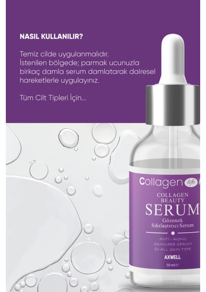 COLLAGEN LIFE Karamürver İçerikli C Vitamini- Cilt serumu 50ML