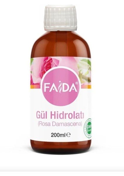 Saf Tam Gül Suyu Cilt Temizleyici Gül Hidrolatı 200 ml