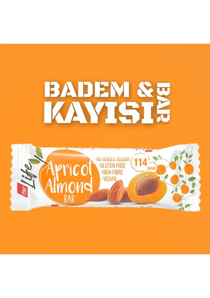 Bademli Kayısı Bar 30 gr 12'li Kutu fiyatları