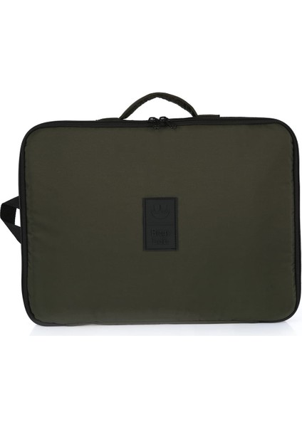Haki Su Geçirmez Kumaş Laptop Çantası