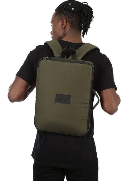 Haki Su Geçirmez Kumaş Laptop Çantası fiyatları