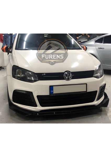 Vw Polo 6r-6c 2009-2017UYUMLU Brabus Ön Lip 3 Parça Kanatlı Lip fiyatları