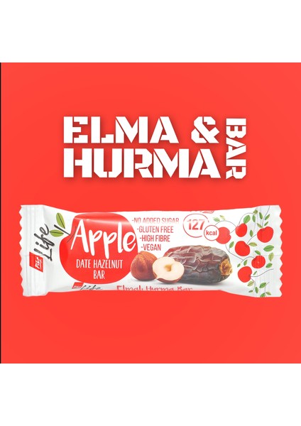 Life elmalı Hurma Bar 30 gr 12'li fiyatları