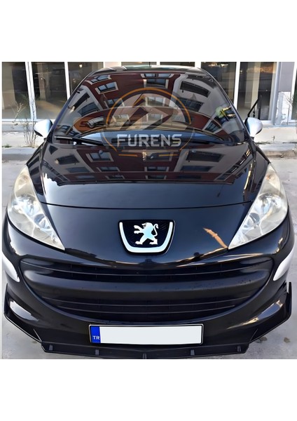 Peugeot 207 2006 - 2012 Uyumlu Brabus Ön Lip 3 Parça Kanatlı Lip fiyatları