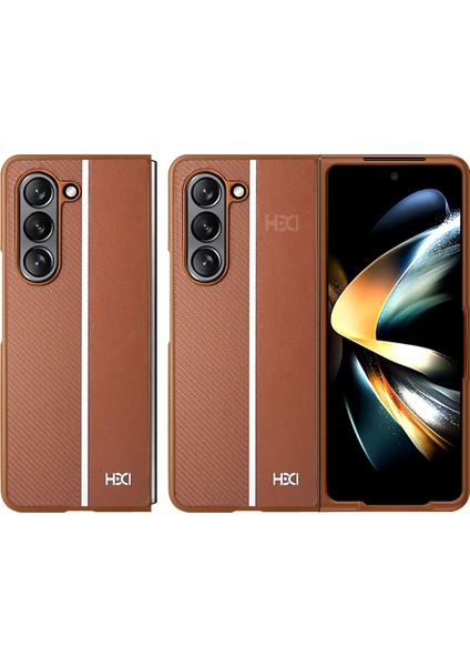 Samsung Galaxy Z Fold 5 Kılıf Özel Seri HBC-155 Lizbon Kapak