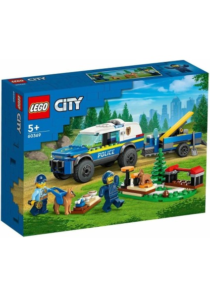 60369 LEGO City - Mobil Polis Köpeği Eğitimi 197 Parça +5 Yaş