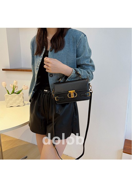 Seyahat Usta Kadın Çantası Kadın Yeni Moda Siyah Çanta Sonbahar Sonbahar ve Kış Tek Omuz Crossbody Kadın Çantası (Yurt Dışından) fiyatları
