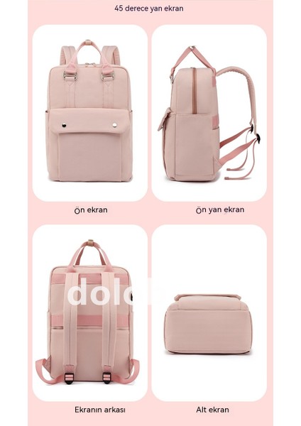 Üniversite Öğrencileri Için Oxford Kumaştan Dizüstü Bilgisayar Sırt Çantası, Güzel Görünümlü, Basit ve Çok Yönlü Okul Çantası, Kadınlar Için Su Geçirmez Sırt Çantası (Yurt Dışından) modelleri