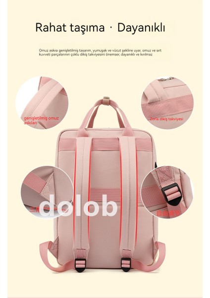 Üniversite Öğrencileri Için Oxford Kumaştan Dizüstü Bilgisayar Sırt Çantası, Güzel Görünümlü, Basit ve Çok Yönlü Okul Çantası, Kadınlar Için Su Geçirmez Sırt Çantası (Yurt Dışından) fırsatları