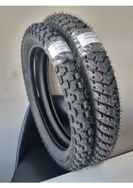 Ralco Tyres Set Kuba x Boss Lastik Takımı 300-17 Ninza ve 275-17 Cascade Ön ve Arka