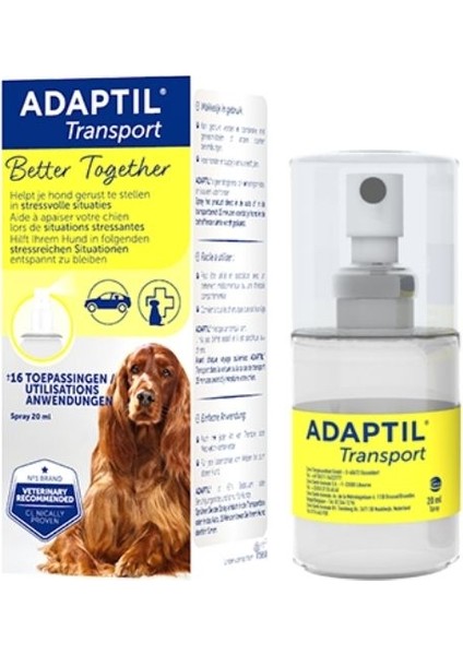 20 ml - Adaptil Transport Sprey - Köpekler Için Sakinleştirici Sprey