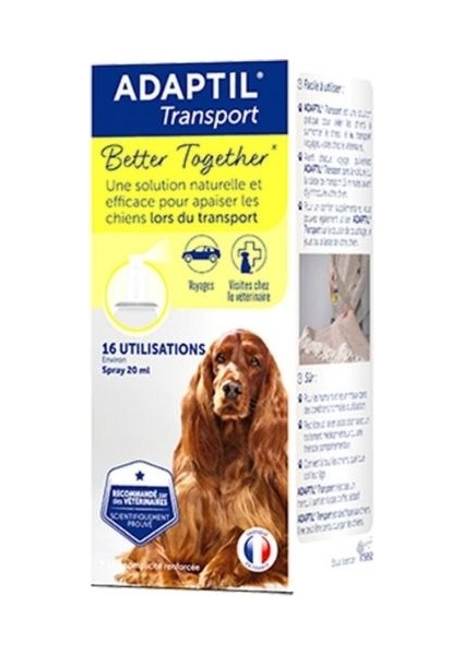 20 ml - Adaptil Transport Sprey - Köpekler Için Sakinleştirici Sprey