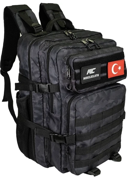 Tactical Sırt Çantası Siyah Kamuflaj