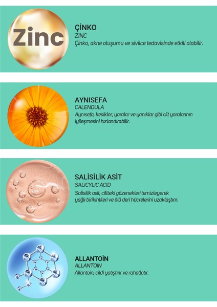 Akne Kontrolü Temizleme Köpüğü 100 mL