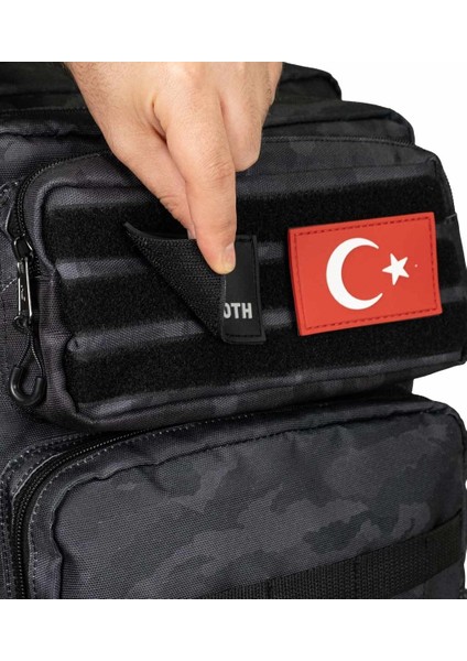 Tactical Sırt Çantası Siyah Kamuflaj