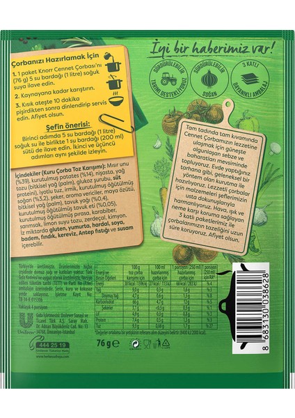 Cennet Çorbası 76 gr