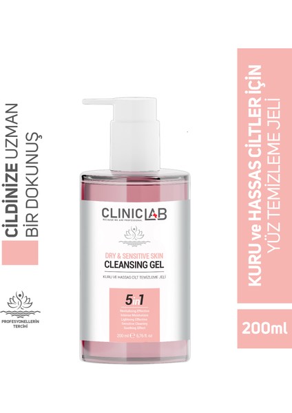 Kuru ve Hassas Cilt Temizleme Jeli 200 mL