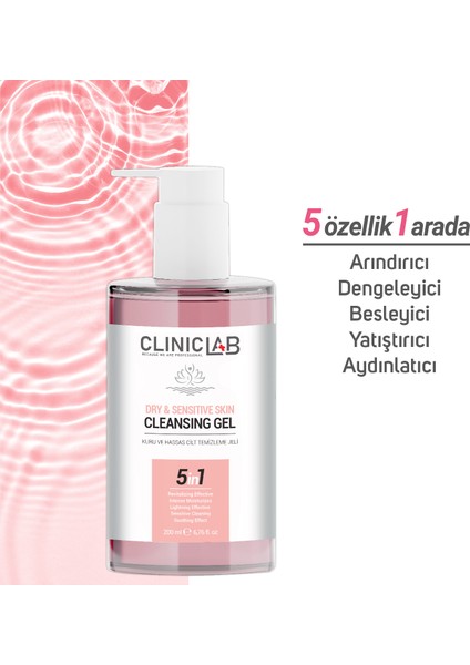 Kuru ve Hassas Cilt Temizleme Jeli 200 mL
