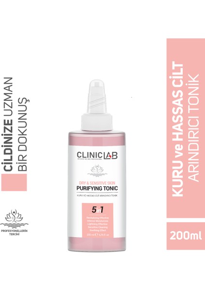 Kuru ve Hassas Ciltler Arındırıcı Tonik 200 mL