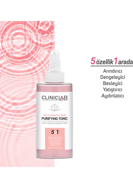 Kuru ve Hassas Ciltler Arındırıcı Tonik 200 mL