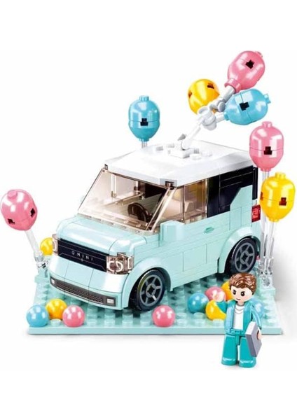 Mini Handcraft Party Car Mavi