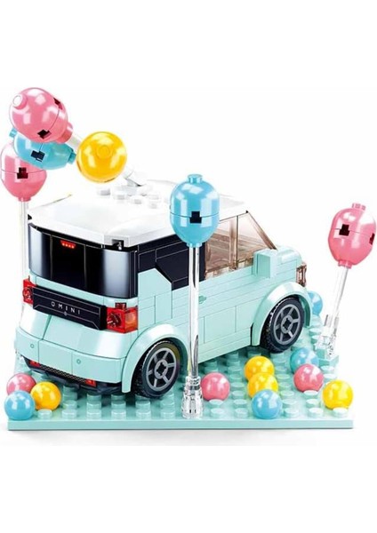 Mini Handcraft Party Car Mavi