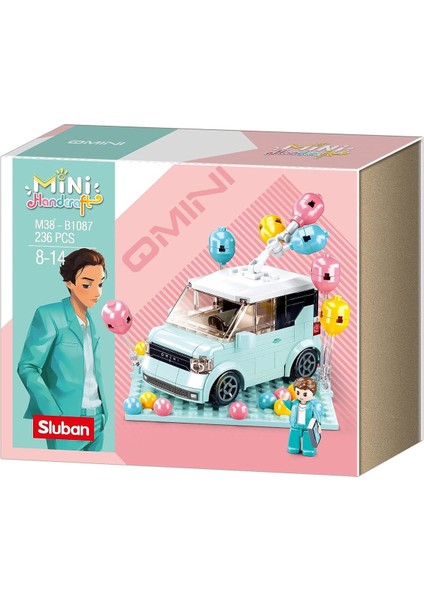 Mini Handcraft Party Car Mavi