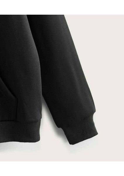 Stray Kids Siyah Fermuarlı Hırka 5xl-6xl fiyatları