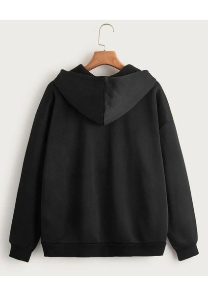 Melanie Martinez Siyah Fermuarlı Hırka 2xl-3xl fiyatları