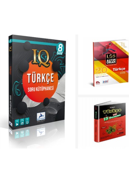 Paraf Yayınları 8. Sınıf IQ Türkçe Soru Kütüphanesi& LGS Denemeleri