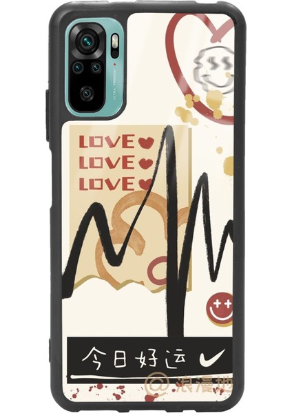 Xiaomi Redmi Note 10 - Note 10S Lovesa Tasarımlı Glossy Telefon Kılıfı