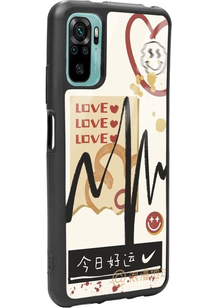 Xiaomi Redmi Note 10 - Note 10S Lovesa Tasarımlı Glossy Telefon Kılıfı fiyatları