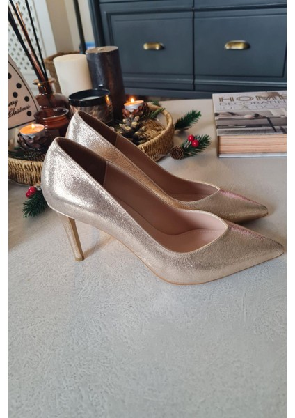 036 468 Topukla Kadın Sivri Burun 8 cm Topuklu Klasik Stiletto