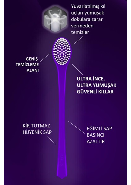Pro Lıngua Dil Fırçası –mor